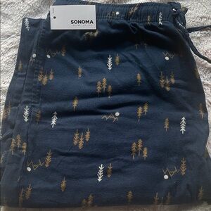 Sonoma Kids' Navy Joggers with Gold Accents